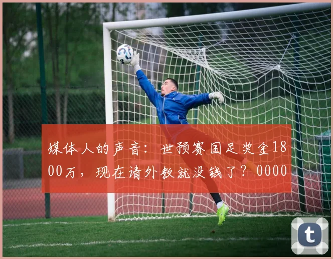 媒体人的声音：世预赛国足奖金1800万，现在请外教就没钱了？0000644