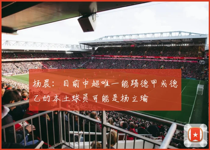 杨晨：目前中超唯一能踢德甲或德乙的本土球员可能是杨立瑜